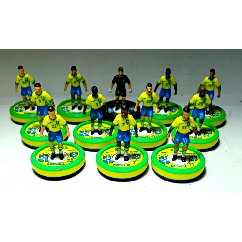Subbuteo Andrew Table Soccer Brazil World Cup 2026 Team on WSB Professional bases